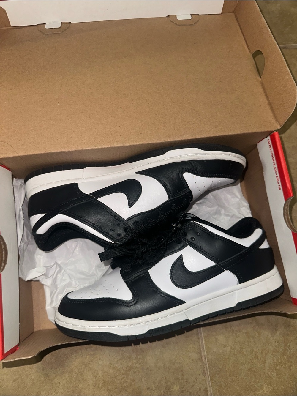 Nike Black & White Men’s Low-Top Sneakers